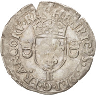 Monnaie, France, Douzain Aux Croissants, 1551, Rouen, TTB, Billon, Duplessy:997 - 1547-1559 Henry II