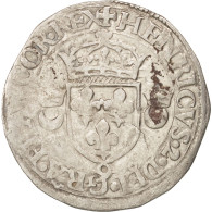 Monnaie, France, Douzain Aux Croissants, 1549, Rennes, TB+, Billon, Duplessy:997 - 1547-1559 Heinrich II.