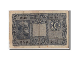 Billet, Italie, 10 Lire, 1944, 1944-11-23, KM:32b, TB - Regno D'Italia – 10 Lire