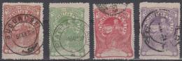 ROMANIA - 1906 (January) - QE Spinning. Scott B1-4. Used - Ongebruikt