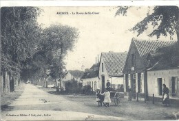 NORD - PAS DE CALAIS - 62 - PAS DE CALAIS - SELECTION - ARDRES - Route De Saint Omer - Attelage Avec Petit âne - Ardres