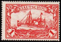 1901. KIAUTSCHOU 1 MARK Kaiserjacht SMS Hohenzollern.  (Michel: 14) - JF191000 - Kiautchou