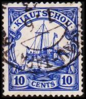 1905 - 1919. KIAUTSCHOU 10 CENT Kaiserjacht SMS Hohenzollern.  (Michel: 31) - JF191149 - Kiaochow