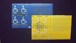 UNO-New York 1097/8 Oo/FDC-cancelled EVB ´C´, Rechte Von Menschen Mit Behinderungen - Used Stamps