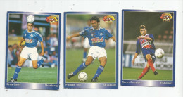 Carte De Collection , Official FOOTBALL Cards 1995 , PANINI , Strasbourg N° 196/194/189 , LOT DE 3 , Frais Fr : 1.50€ - Altri & Non Classificati