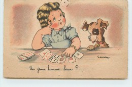 GOUGEON (illustrateur) - Un Jeune Homme Brun? (cartes Jeux) - Gougeon