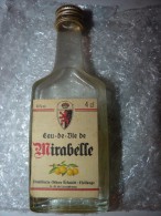 Mignonnette D'Eau De Vie De Mirabelle Luxembourgeoise - Andere & Zonder Classificatie