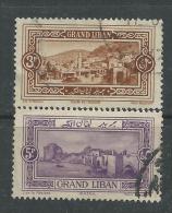 Grand Liban  N° 59 / 60  O Partie De Série : Les 2 Valeurs Oblitérations  Légères Sinon TB - Used Stamps