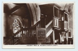 Croft - Ancient Pew, St. Peter's Church - Autres & Non Classés