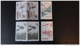 Pologne  Y/T N° 55 à 58  Oblitérés . Le 56 Et 57 En Bloc De 2 - Used Stamps