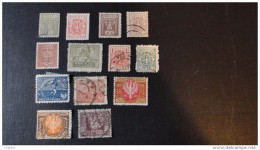 Pologne 1919  Lot De 13 Timbres Oblitérés  Entre Le 162 Et Le 256 - Oblitérés