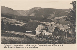 AK Lenzenbergbaude Schneekoppe Baude A Petzer Pec Großaupa Groß Aupa Velka Upa Schwarzenthal Niederhof Riesengebirge - Sudeten