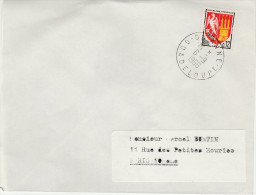 Ste Anne Guadeloupe 1966 - Lettre Brief Cover - Ile Island - Briefe U. Dokumente