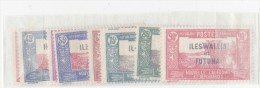 Wallis Et Futuna N° 52 à 54** Sans Le 55** - Unused Stamps