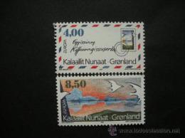 GROENLANDIA AÑO 1995 YVERT Nº 250/51 ** MNH Sellos Nuevos Sin Fijasellos - EUROPA - PAZ Y LIBERTAD - Neufs