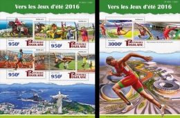 Togo 2015, Pre Olympic Games In Rio, Athletic, 4val In BF +BF - Verano 2016: Rio De Janeiro