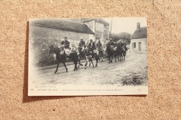 Carte Postale Ancienne Guerre De 1914 Patrouille De Spahis Marocains Traversant Le Village De Ribécourt - Ribecourt Dreslincourt