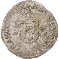 Monnaie, France, Douzain Aux Croissants, 1551, Rennes, TB+, Billon, Duplessy:997 - 1547-1559 Heinrich II.