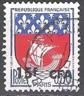 Réunion 1965 Michel 438 O Cote (2005) 0.40 Euro Armoirie Paris Cachet Rond - Usati