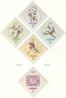 MONGOLIA Perforated Set Perforated Block And Imperforated Block Mint Without Hinge - 1966 – England