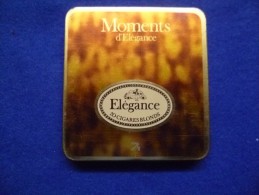 Boîte Métallique De Cigares Moments D'Elégance, Vide - Cajas Para Tabaco (vacios)