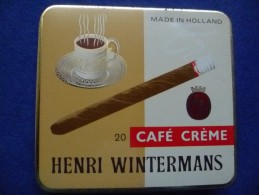 Boîte Métallique De Cigares Wintermans, Vide - Empty Tobacco Boxes