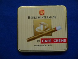 Boîte Métallique De Cigares Wintermans, Vide - Boites à Tabac Vides