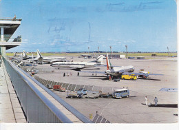 PARIS, AEROPORTS DE PARIS, L'aire De Stationnement, Boeing, VW Combi Lufthensa, Citroën 2 Cv, Ed. P.L. 1970 Environ - Paris Airports