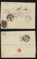 BRUXELLES - PROFIL GAUCHE / 1868 PLI POUR LA FRANCE (ref 5327) - 1865-1866 Profile Left