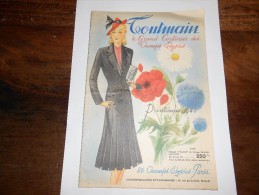 TOUTMAIN   Le Grand Couturier Des Champs Elysees - Catalogue Printemps 1940 - - Mode