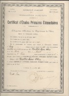 Certificat D´Etudes Primaires Elémentaires/Acad. De Caen/Dépt De L´Eure/EZY/Trotte Léon/1911   DIP35 - Diplomas Y Calificaciones Escolares