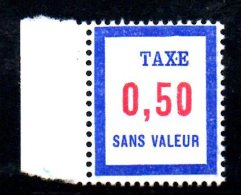 Y1680 - FRANCIA  Fictif   Timbres Des Cours D'intruction Sans Valeur Taxe 0.50  ***  MNH - Phantom