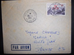 Reunion Lettre De Saint Denis 1952 Pour Golf Juan - Lettres & Documents