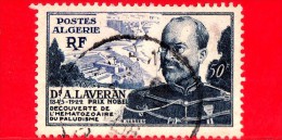 ALGERIA - Usato - 1953 - Corpo Medico Militare - Dr A. Laveran - Premio Nobel - 50 - Usados