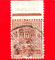 MAROCCO - Usato - 1917 - Segnatasse - Numero - 10 - Postage Due