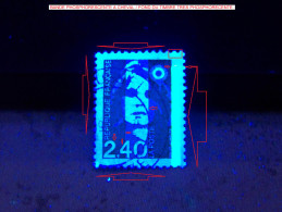 * 1993 N° 2820  A CHEVAL 1 BARRE PHOSPHORESCENTE MARIANNE DE BRIAT   OBLITÉRÉ - Used Stamps