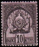 1893 - 1902. 10 C.  (Michel: 19) - JF191191 - Nuovi