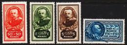 1935. Marschall Lyautey. Complete Set With 4 Stamps.  (Michel: 123-126) - JF191273 - Neufs