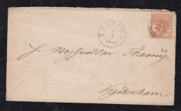 Dänemark Denmark 1867 Cover With Mi# 13U Imperf. NESTVED To Kopenhagen - Covers & Documents