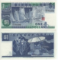 SINGAPORE  $1    P18a   ( ND 1987 ) UNC - Singapore