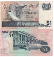 SINGAPORE  $1    P9  "Bird's Serie"     ( ND 1976 ) UNC - Singapur