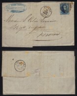 ANVERS - MEDAILLON / 1858  PLI POUR VERVIERS (ref 5368) - 1851-1857 Medallions (6/8)