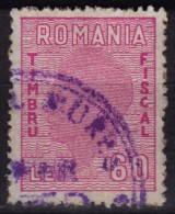 Romania - Stempelmarke - Fiscal Tax Revenue Stamp 60 LEI - Fiscale Zegels