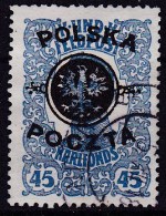 POLAND 1918 Lublin Fi 19 Used Signed Petriuk - Gebraucht