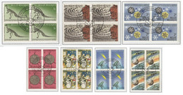 COB  1374/1380 En Bloc De 4    Oblitération 1er Jour - Used Stamps