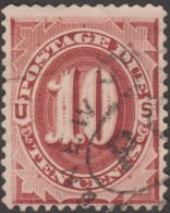 USA 1887 Y&T Taxe 12, 10 C - Strafport