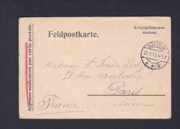 Kriegsgefangenensendung  Lager Güstrow Camp Prisonniers Français Guerre 1914-1918 Carte Correspondance - Güstrow