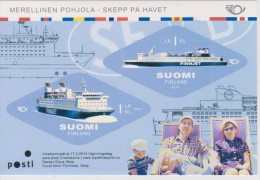 Finland Mi 2302-2303 Block 82 The North By The Sea - Nordic Maritime 2014 - Finnjet * * - Blocks & Sheetlets