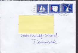Netherlands S-HERTOGENBOSCH 2015 Cover Brief BRØNDBY STRAND Denmark Schiff Ship Bateau Mill Moulin Mühle Cheese Wurst - Covers & Documents
