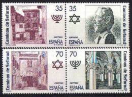 ESPAÑA 1998 - RUTA DE LOS CAMINOS DE SEFARAT - Edifil Nº 3600-3603 - Yvert 3169-3172 - Jewish